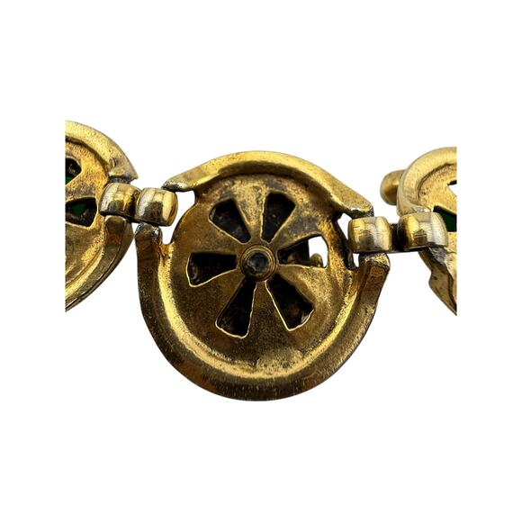 Vintage Selro Asian Princess Faux Jade Necklace - Picture 6 of 7